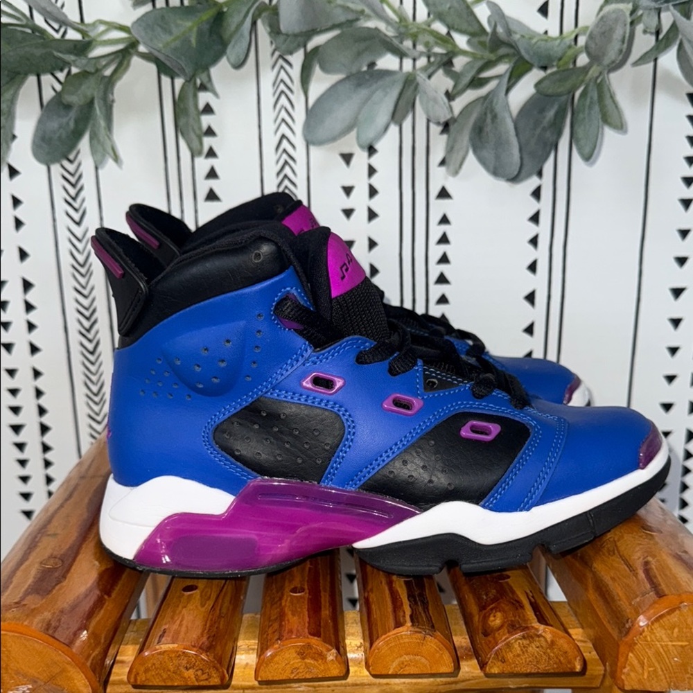 Air Jordan Kids Sneakers - Blue and Purple